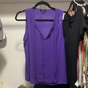 J. Crew Women's Purple Sleeveless Blouse small